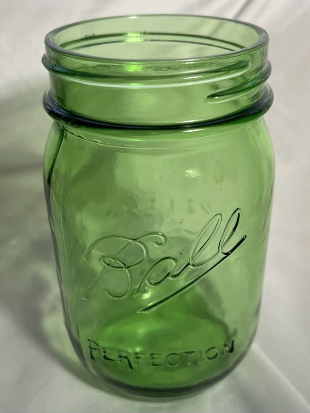 Ball Perfection Commemorative Green Glass Mason Jar - SET OF TWO
